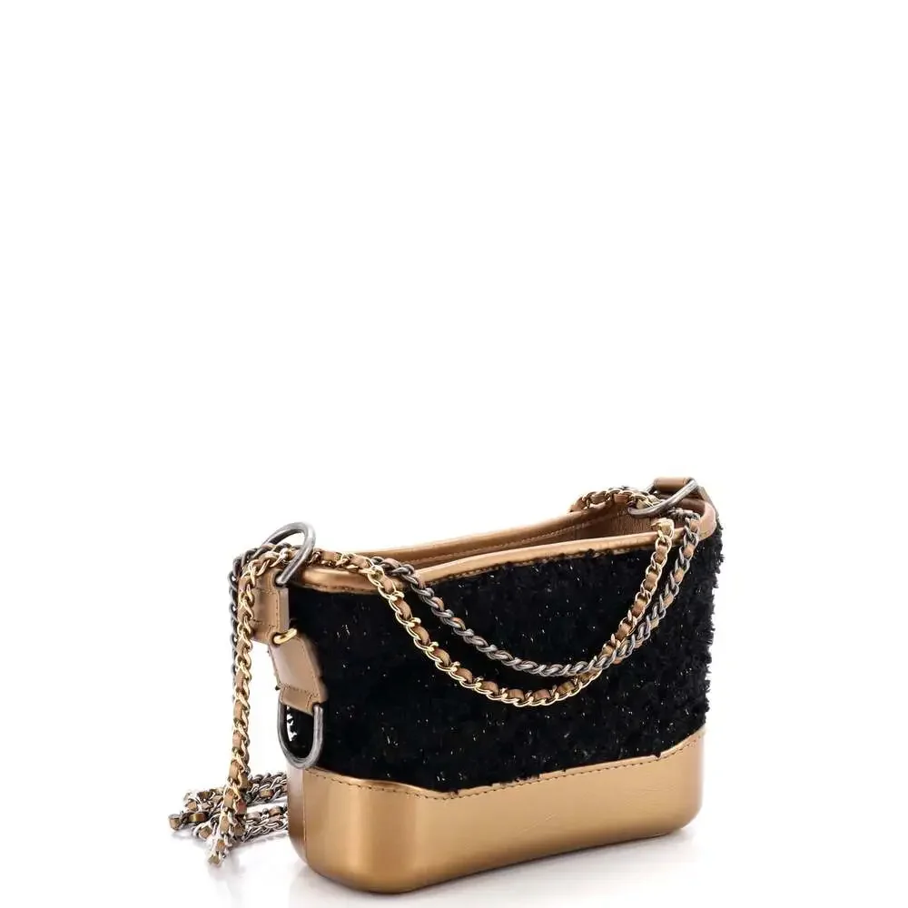 Chanel Gabrielle Hobo Quilted Tweed And #202658C24B - Picture 2 of 7